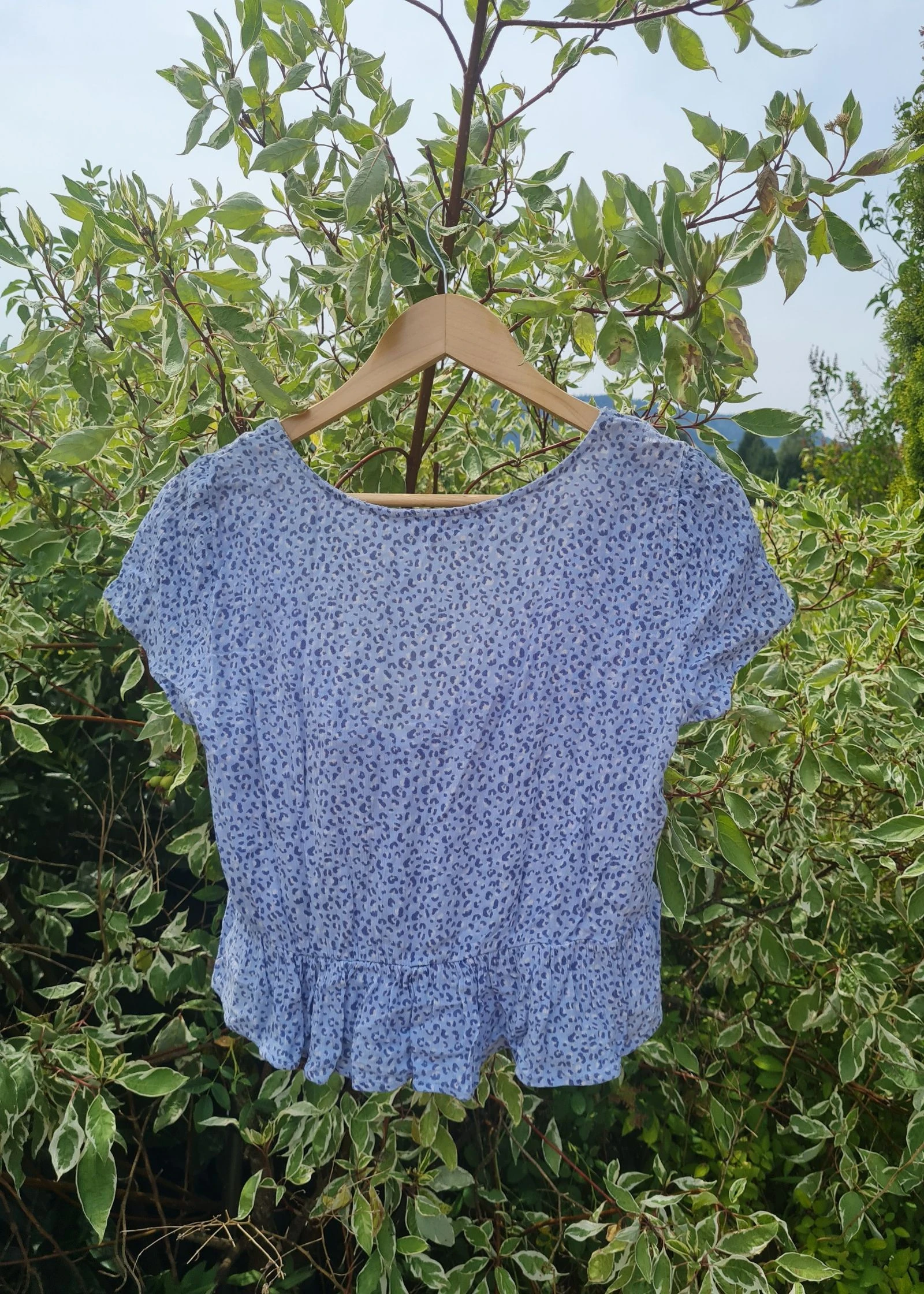 Blauw korte top 🌺 Hollister – photo 4